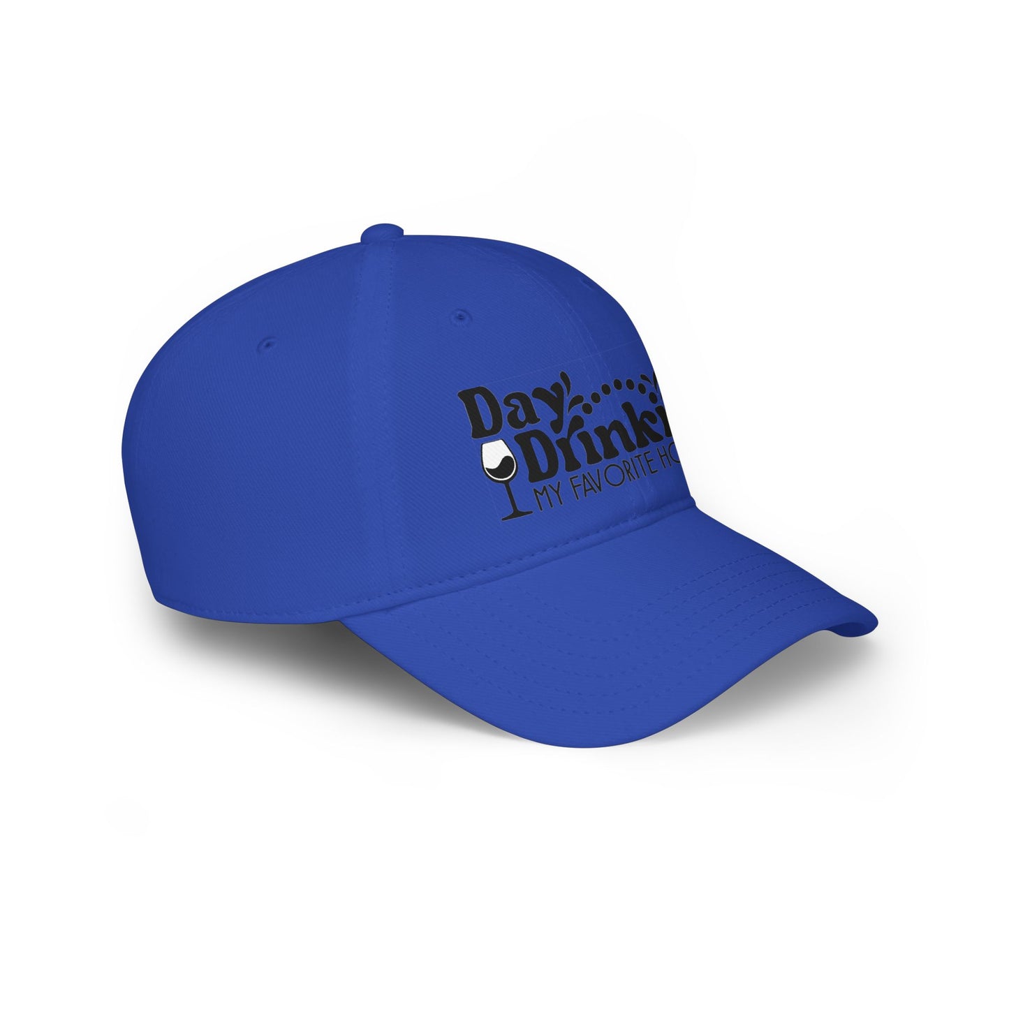 Baseball Cap — "Day Drinking My Favorite Hobby" Wine Lover Hat