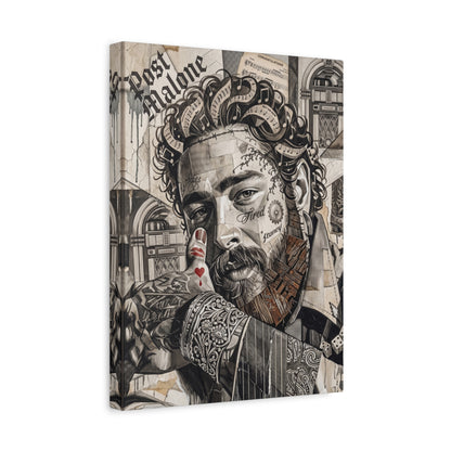 Post Portrait Matte Canvas Wall Art, Stretched 1.25"