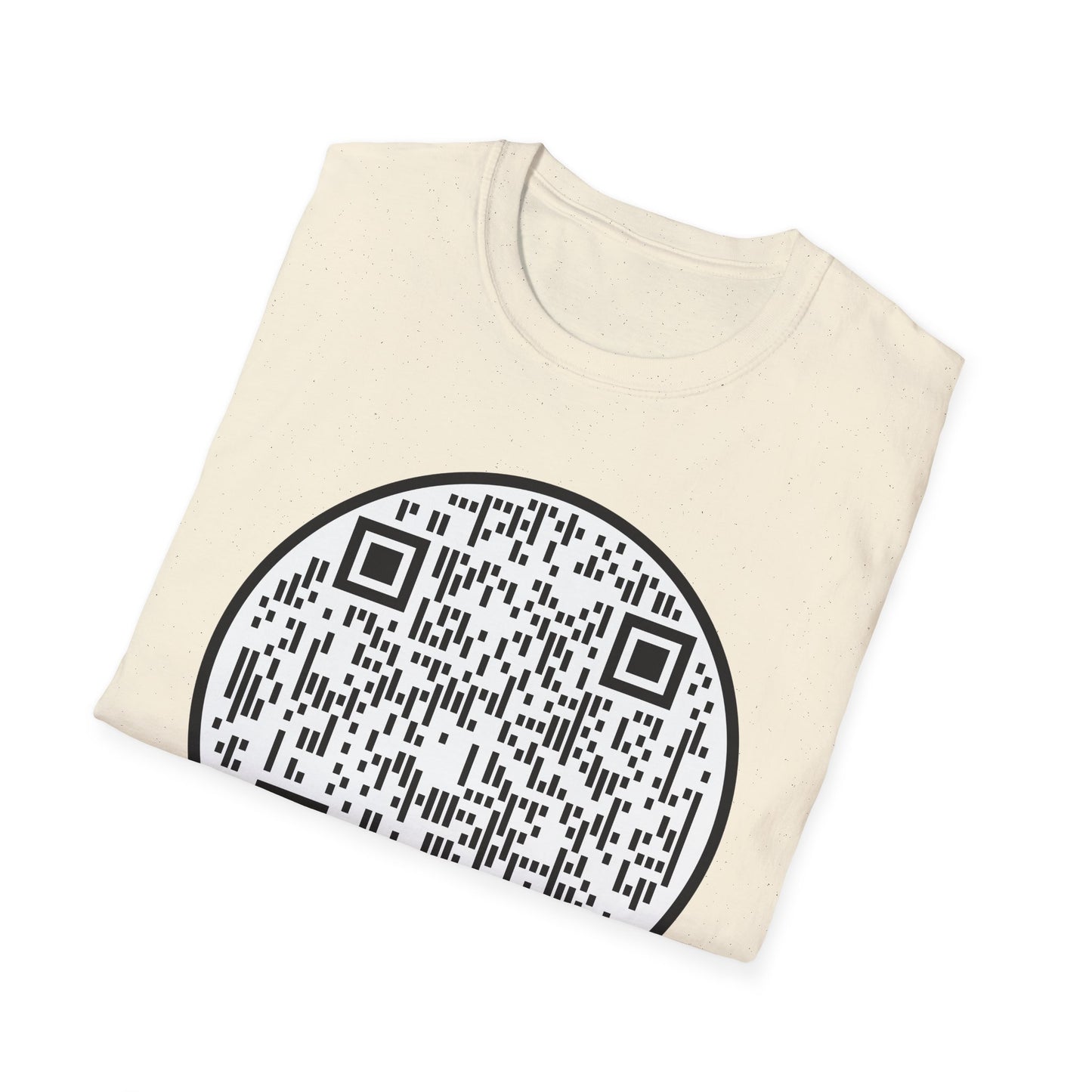 QR Code "Scan Me" T-Shirt — Interactive Novelty Shirt for Events & Gifts
