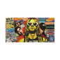 1990's Pop Culture Abstract Canvas Wall Art — Matte Stretched 1.25"