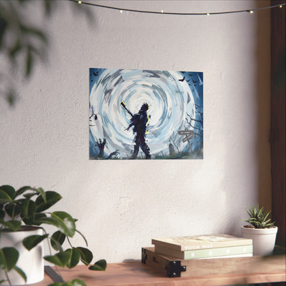 DMB Halloween Fine Art Poster Print — Rock Apocalypse Wall Art