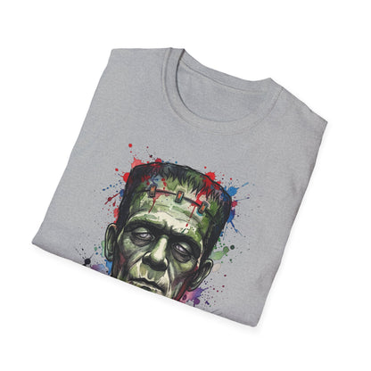 Frankenstein Watercolor Portrait T-Shirt