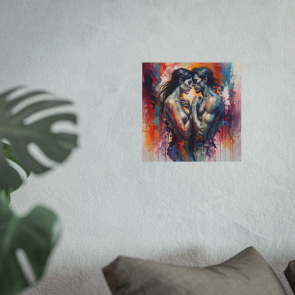 Romantic Embrace Fine Art Poster