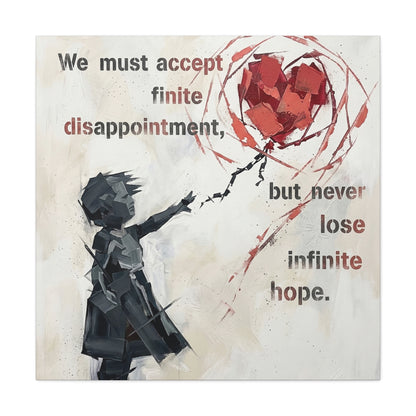 Hope Abstract Canvas Wall Art Print — Matte Stretched Canvas