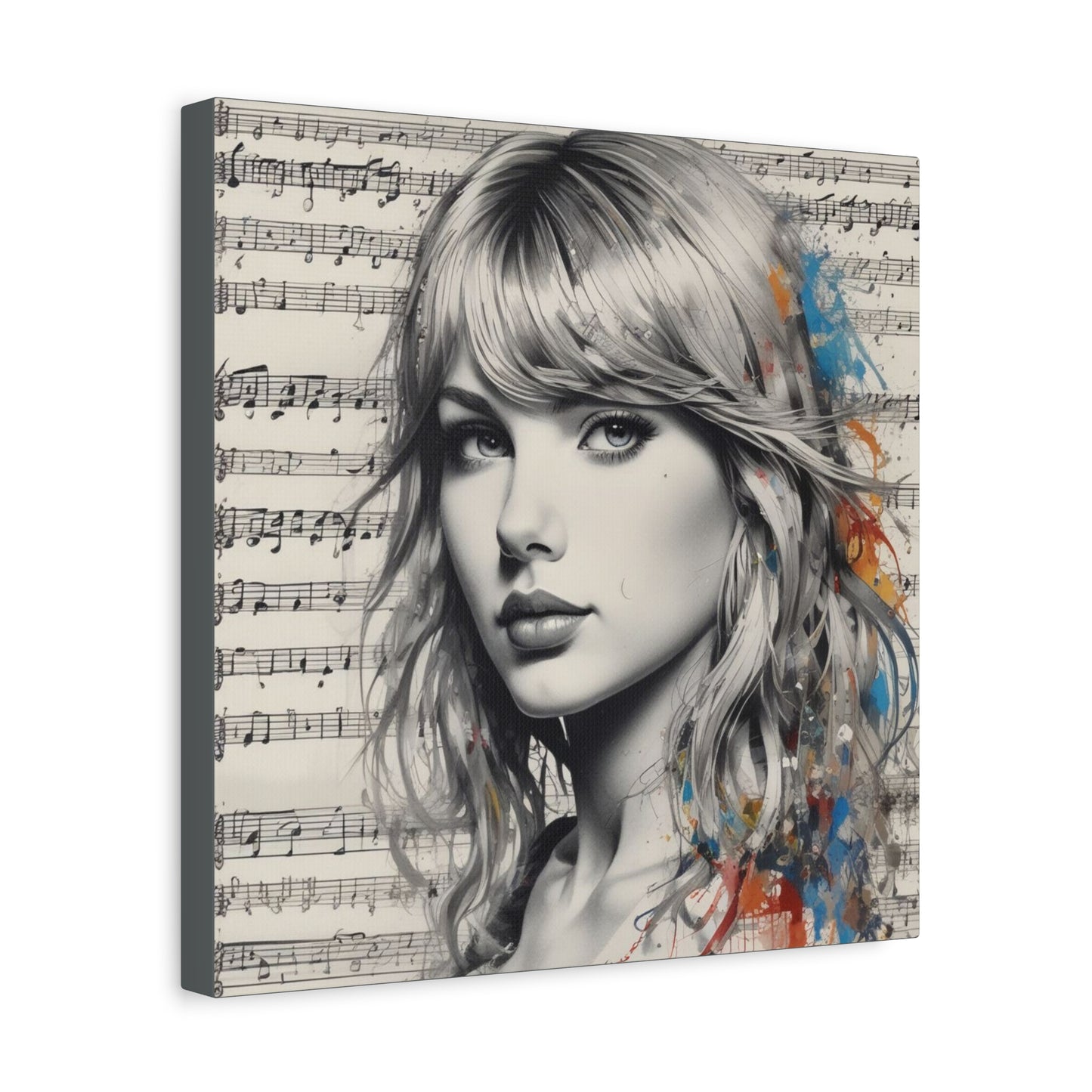 Swift Inspired - Portrait Music Canvas