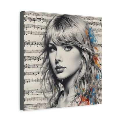 Swift Inspired - Portrait Music Canvas