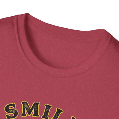 Wine Smile T-Shirt — "Smile I Found Wine" Retro Smiley Tee
