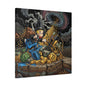 Greed Canvas Wall Art Print