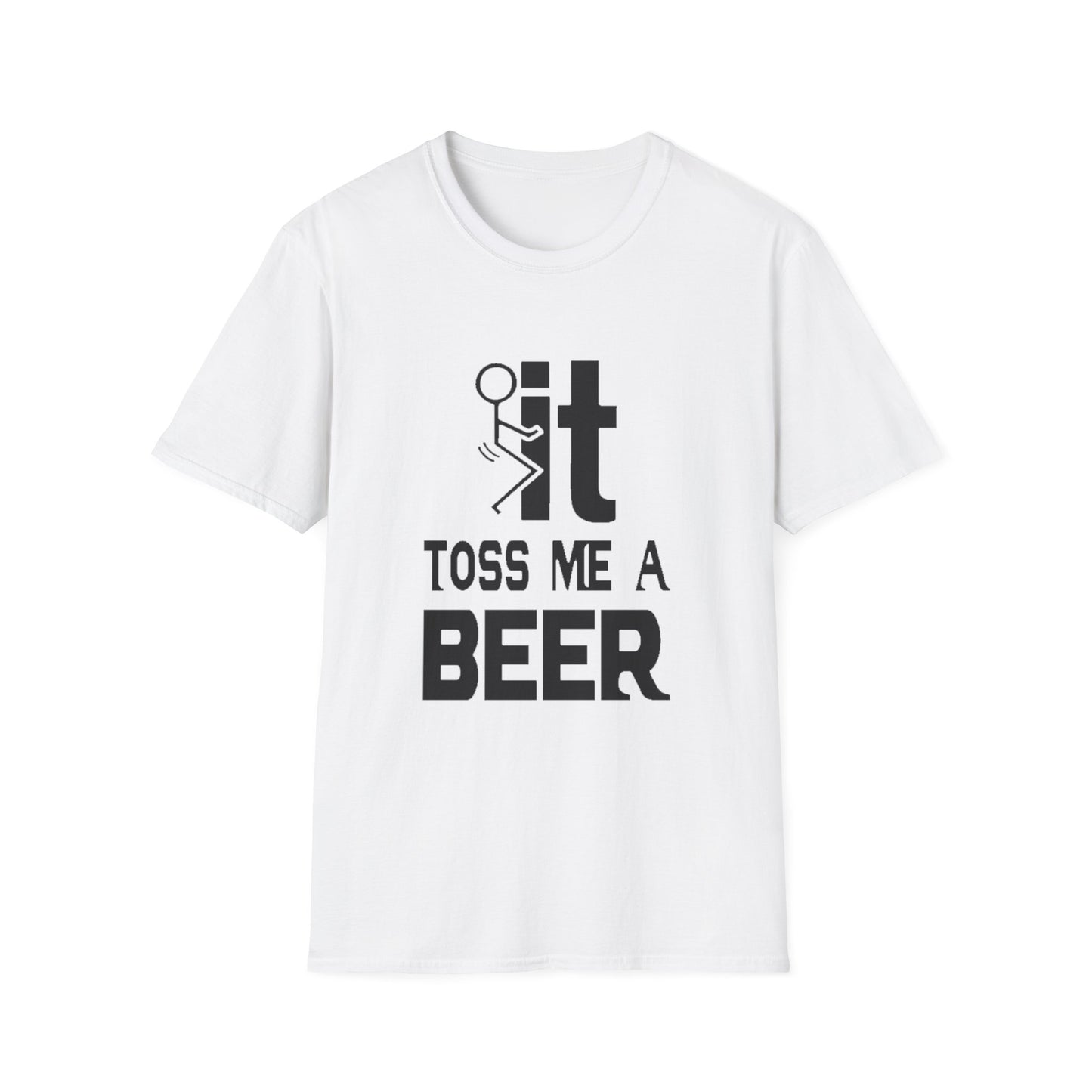 Funny 'Toss Me a Beer' T-Shirt – Beer Toss Party Tee
