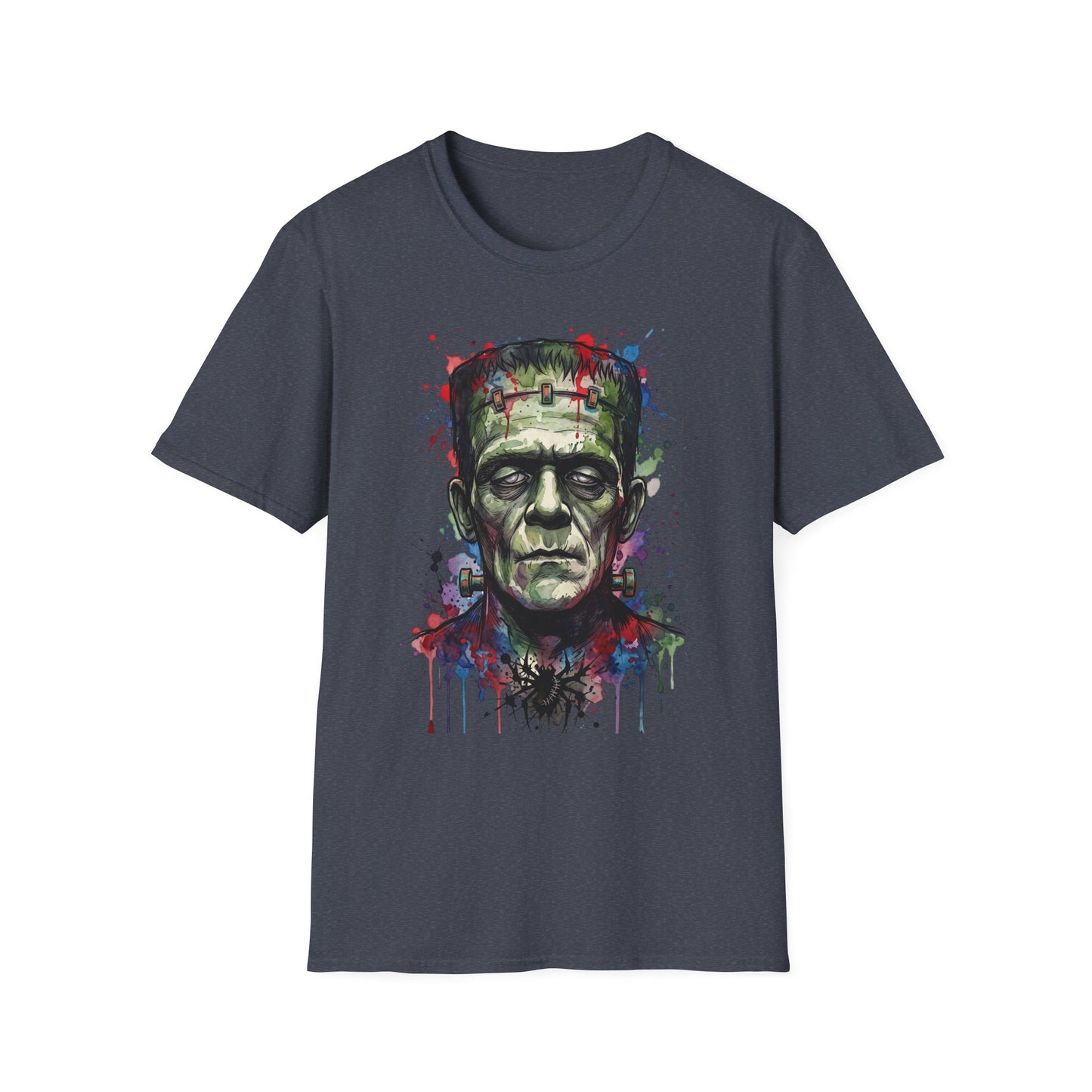 Frankenstein Watercolor Portrait T-Shirt
