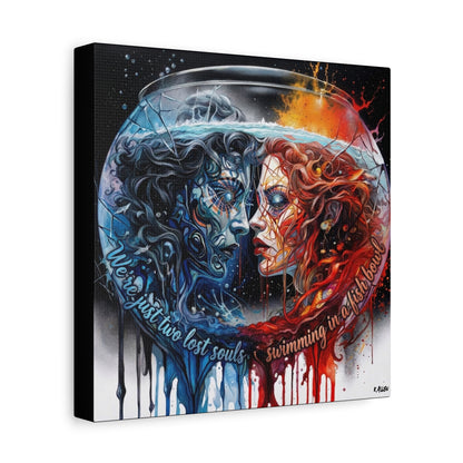 Two Lost Souls Canvas Art — Matte Stretched Canvas Print