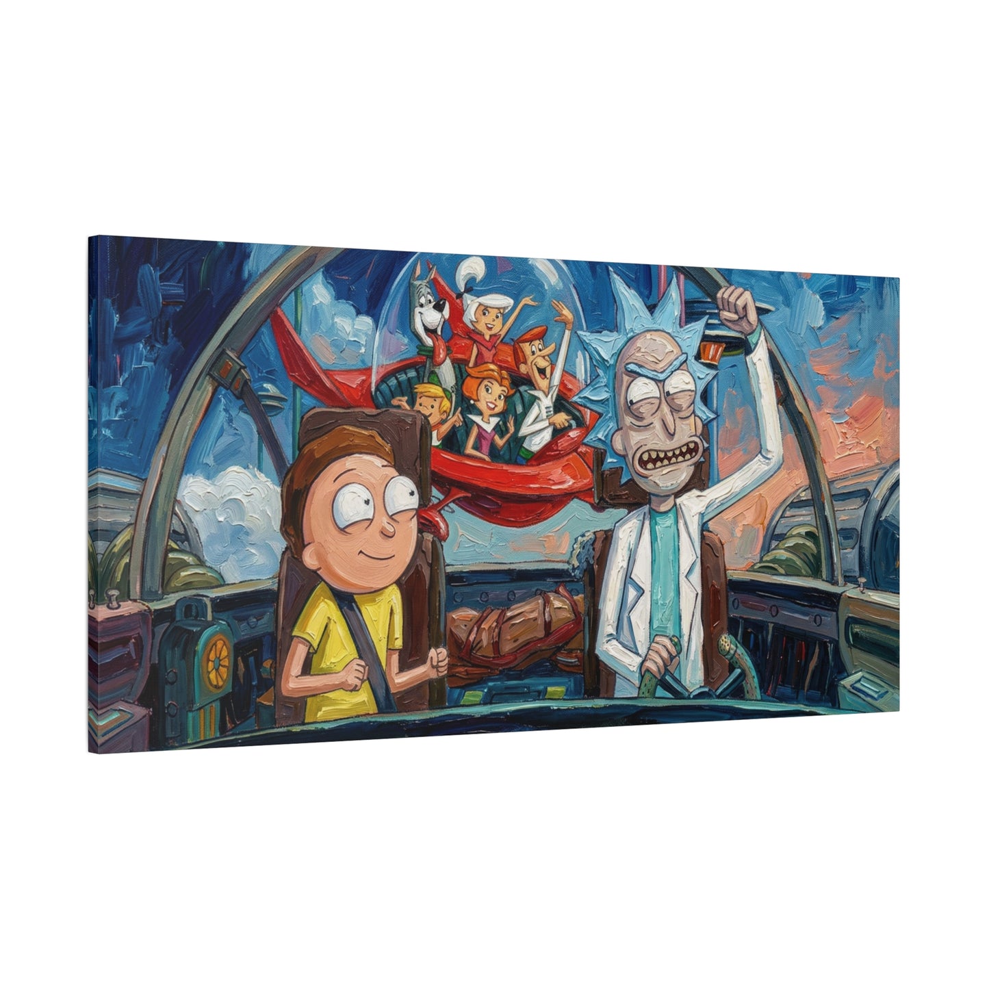 Ricks World 3 Abstract Canvas Wall Art — Matte Stretched 1.25"