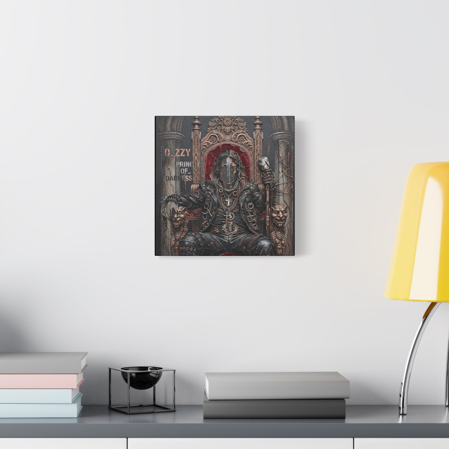 Prince Of Darkness Canvas Art — Matte Stretched Canvas Print