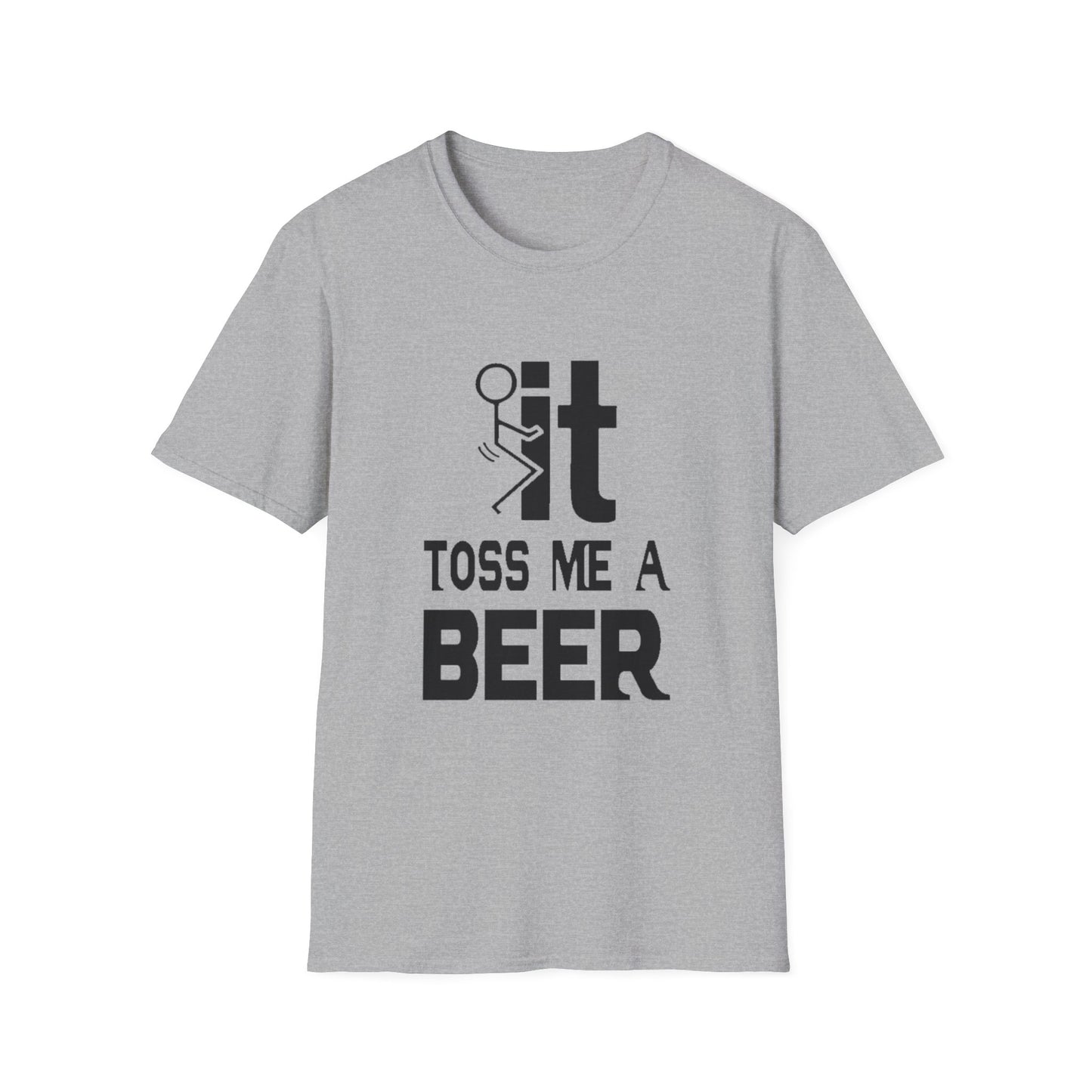 Funny 'Toss Me a Beer' T-Shirt – Beer Toss Party Tee