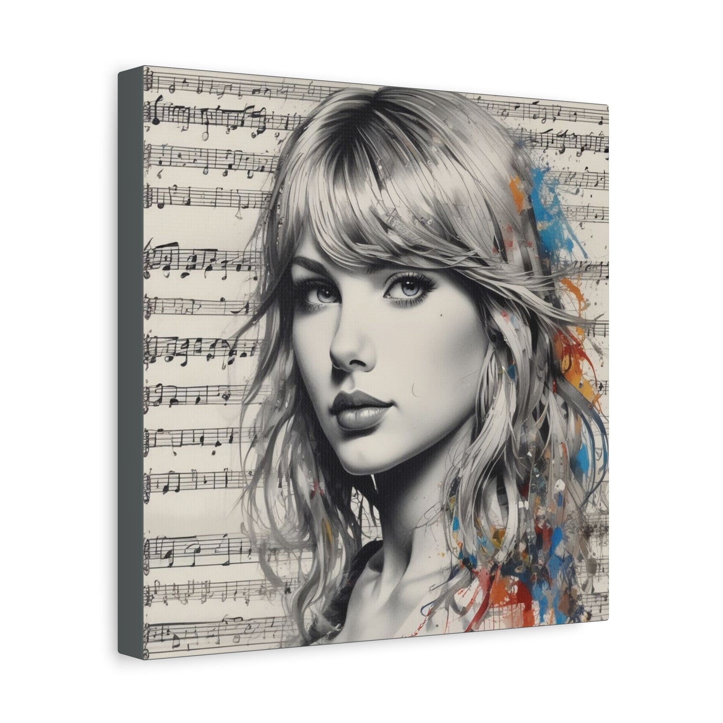 Swift Inspired - Portrait Music Canvas