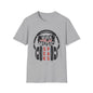 Music Speaks Headphones T-Shirt — "When Words Fail Music Speaks" Graphic Tee