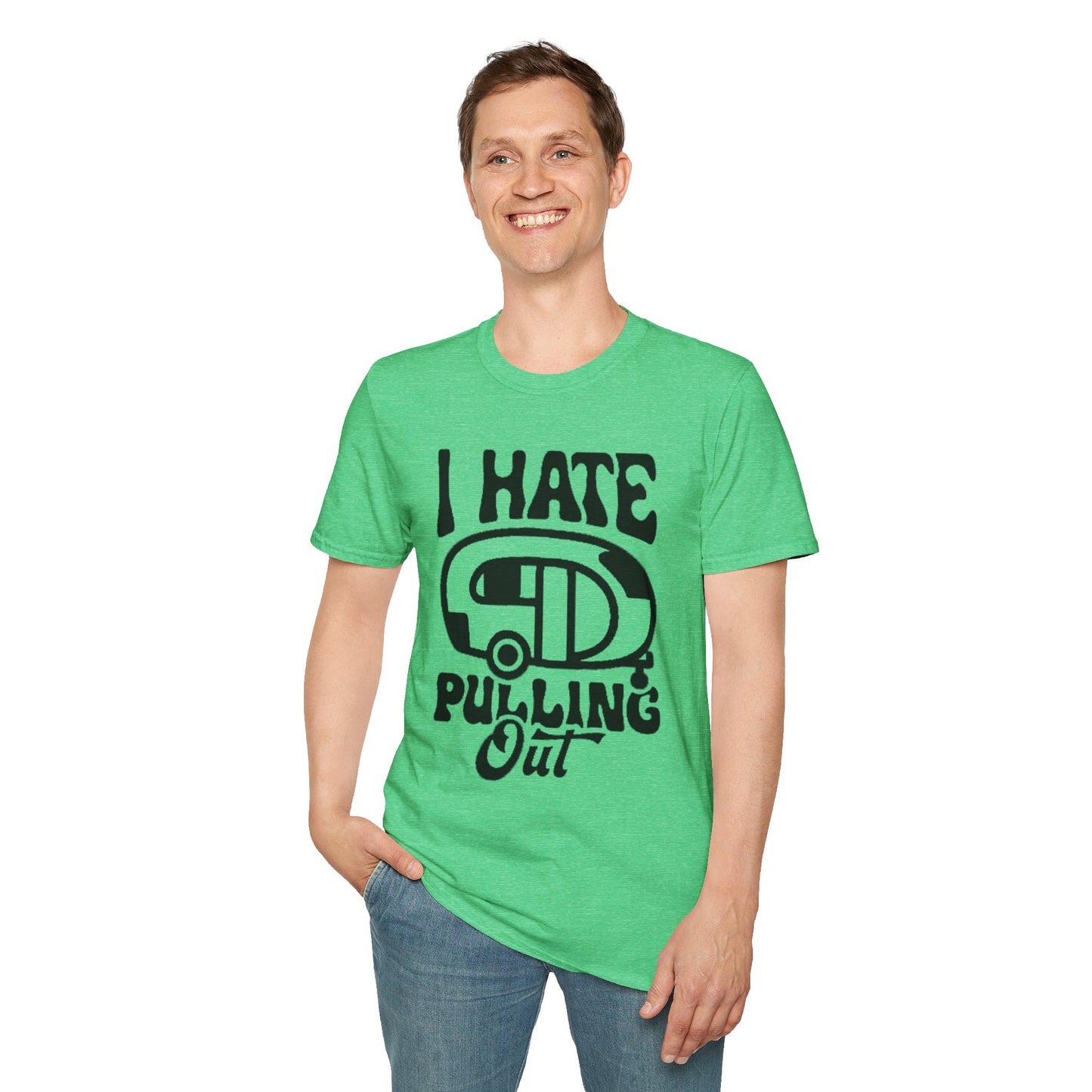 T-Shirt — “I Hate Pulling Out” Camper Graphic Tee