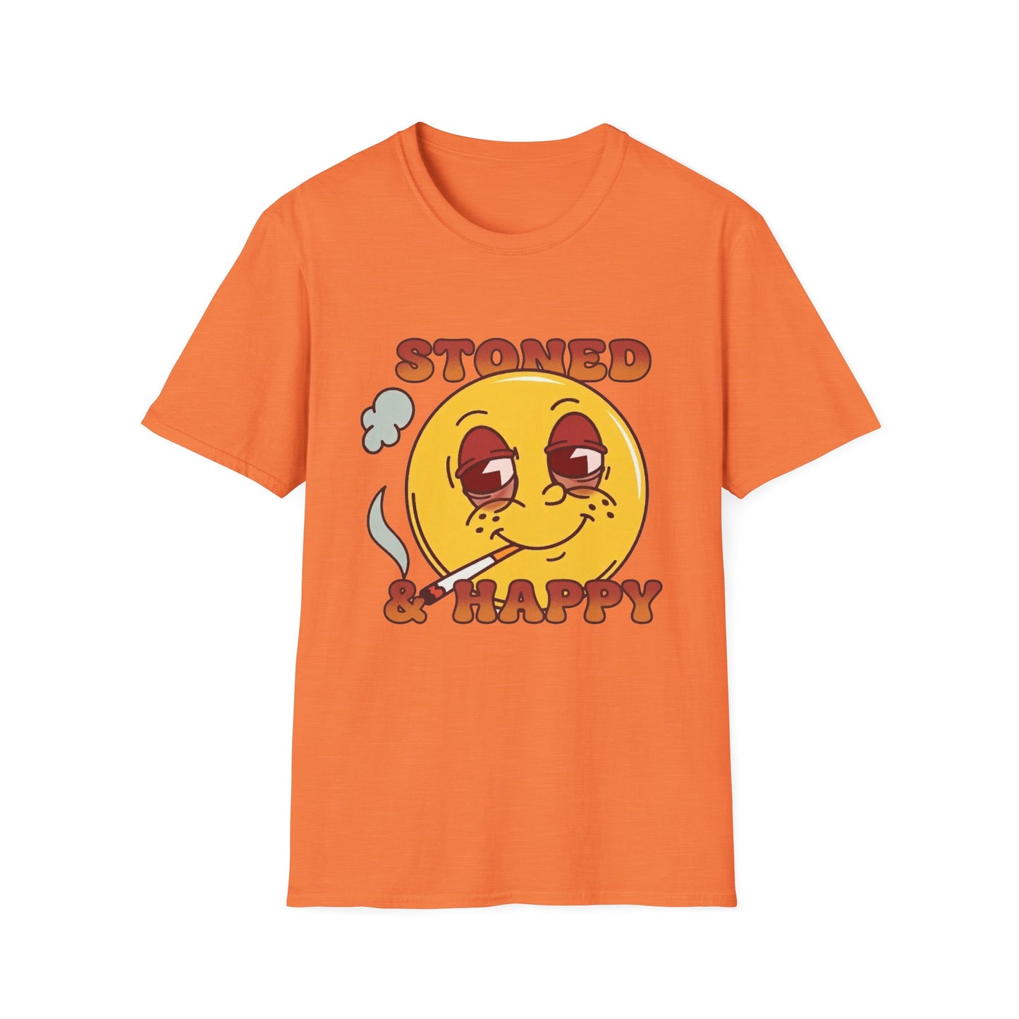 Stoned & Happy Smiley T-Shirt