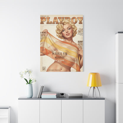 Monroe Portrait Matte Canvas Wall Art, Stretched 1.25"