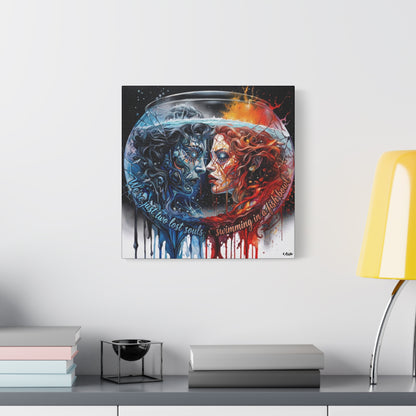 Two Lost Souls Canvas Art — Matte Stretched Canvas Print