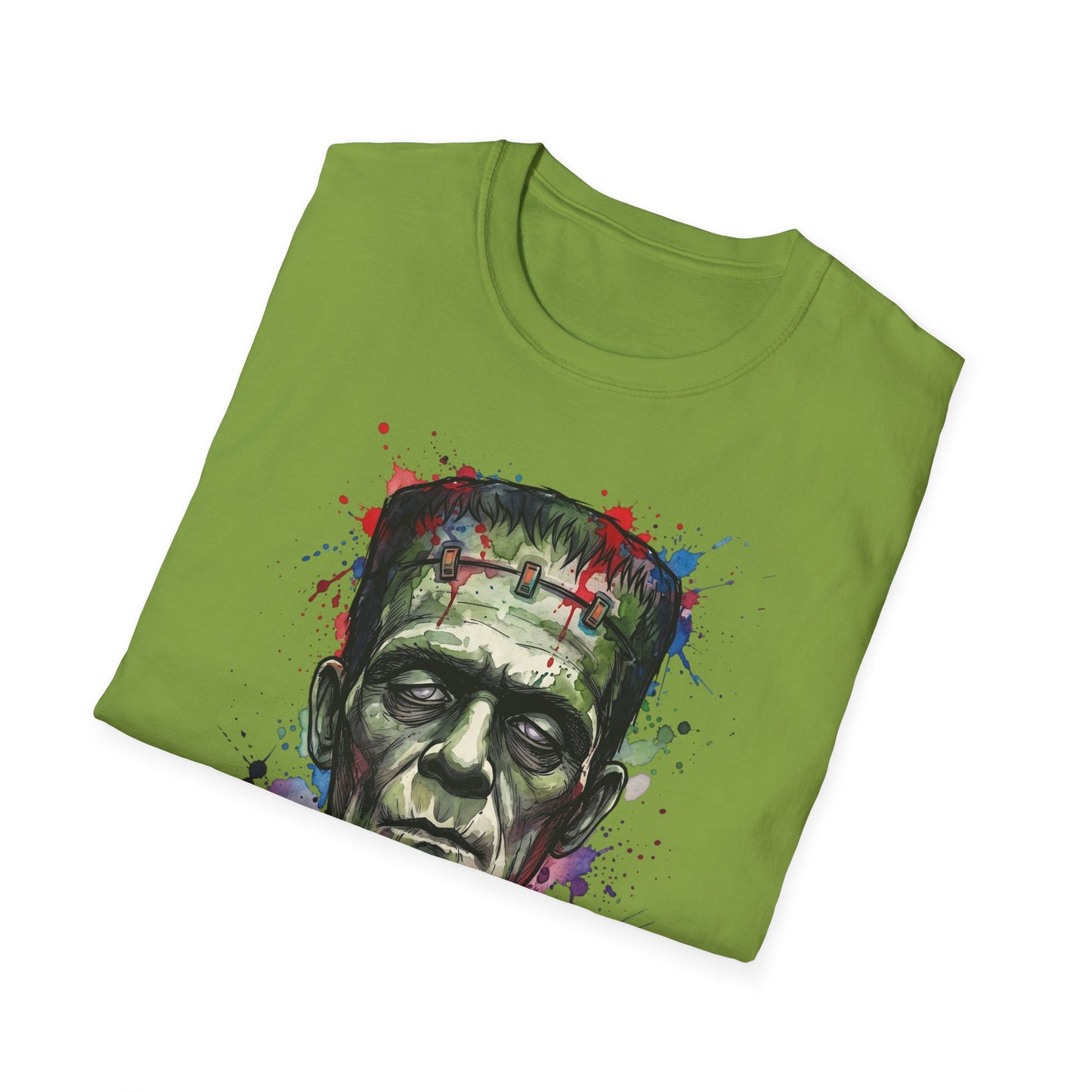 Frankenstein Watercolor Portrait T-Shirt