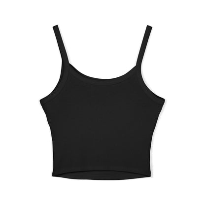 Hot Mess I'm a Disaster Spaghetti Strap Tank Top — Funny Feminine Graphic Crop