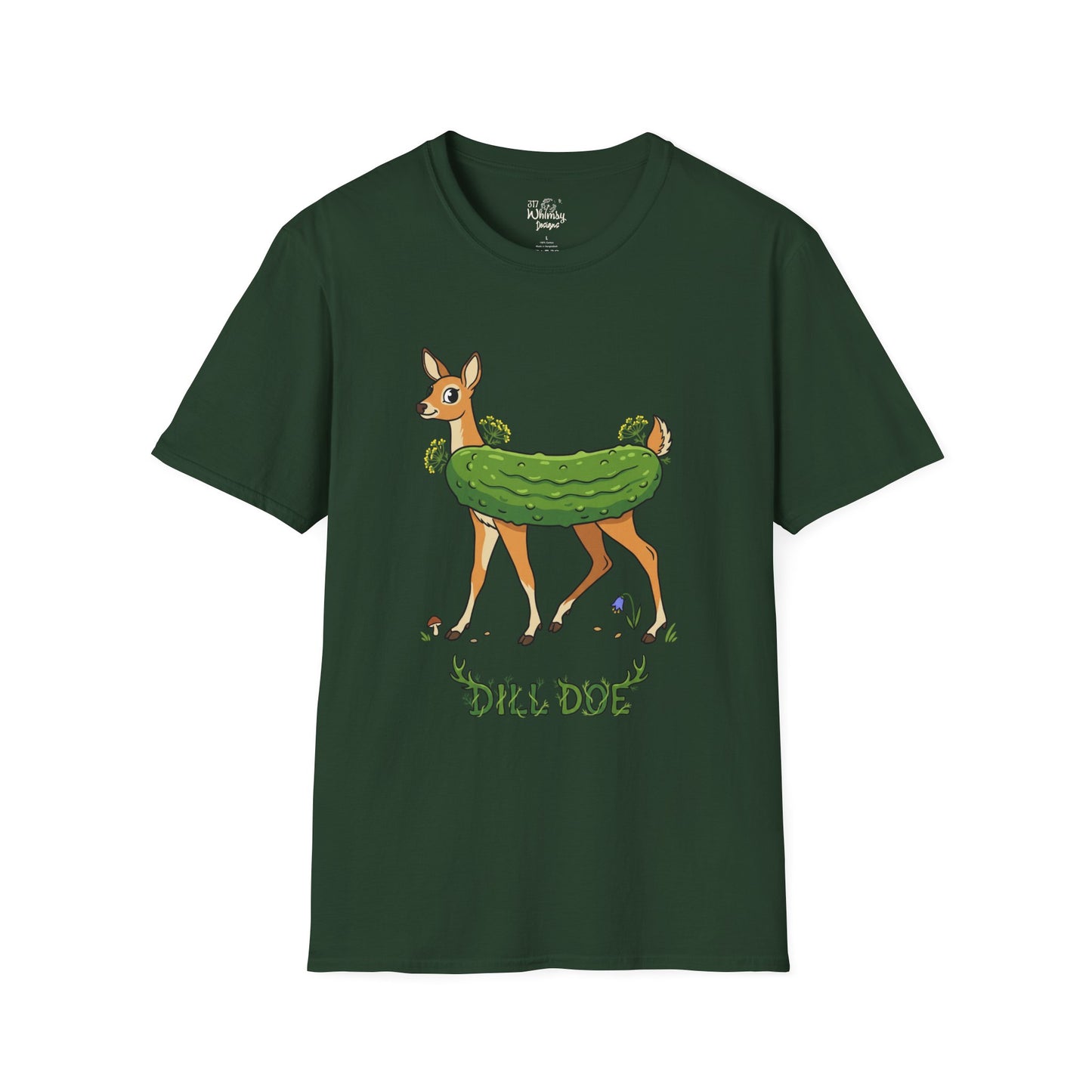 Dill Doe T-Shirt — Cute Pickle Deer Graphic Tee