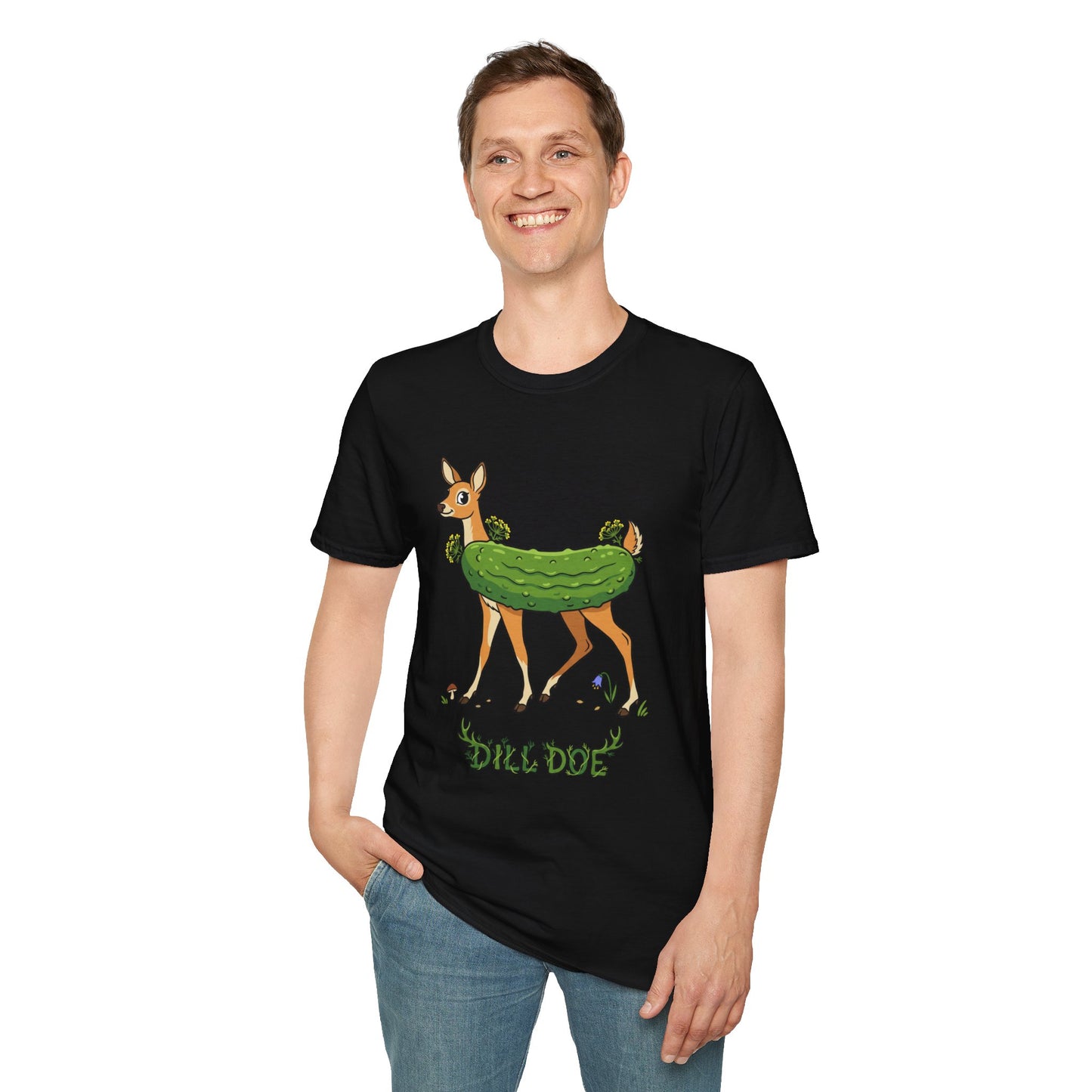 Dill Doe T-Shirt — Cute Pickle Deer Graphic Tee