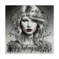 Swift Inspired Fine Art Poster — Monochrome Portrait with Lyrics "You Belong With Me"
