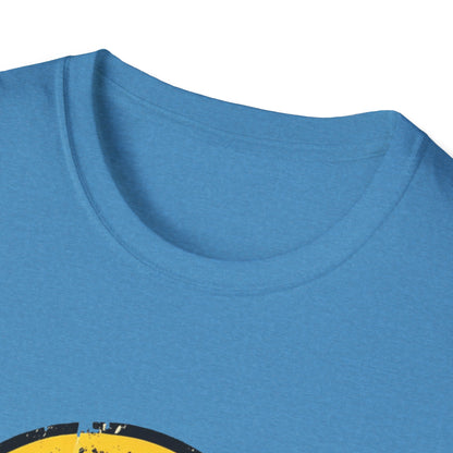 Smokin' Cool Emoji T-Shirt — Retro Grinning Face with Sunglasses & Cigar