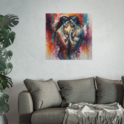 Romantic Embrace Fine Art Poster