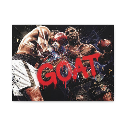 G.O.A.T. Boxer Canvas Wall Art Print