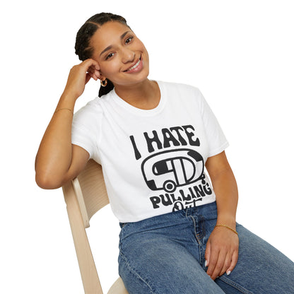 T-Shirt — “I Hate Pulling Out” Camper Graphic Tee