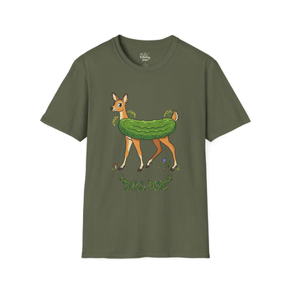 Dill Doe T-Shirt — Cute Pickle Deer Graphic Tee