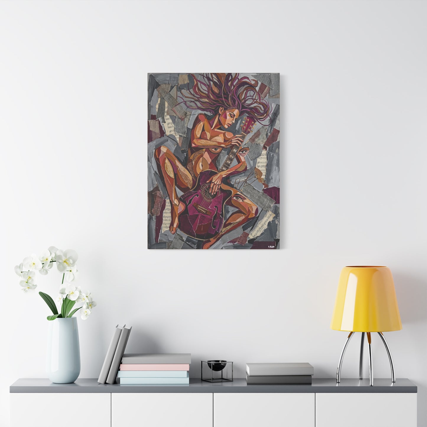 Lady Rock Canvas Art — Matte Stretched Canvas Print