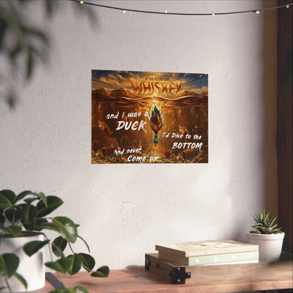 DMB "If the Ocean Was Whiskey" Duck Dive Decorative Print