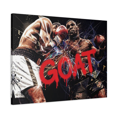 G.O.A.T. Boxer Canvas Wall Art Print