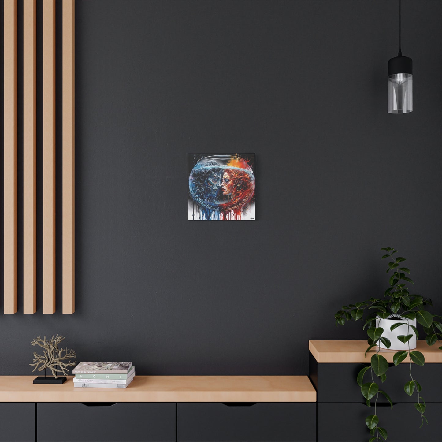 Two Lost Souls Canvas Art — Matte Stretched Canvas Print