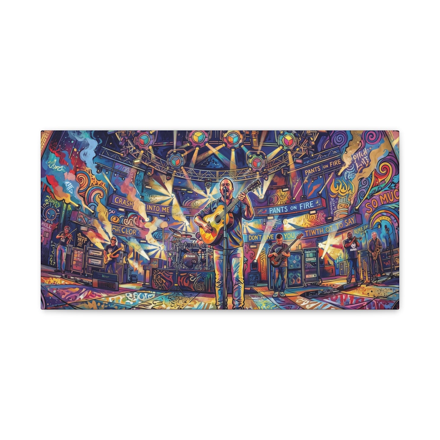 DMB "Dave" Concert Canvas Art — Matte Stretched Canvas Print
