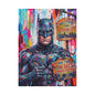 Colorful Gotham City Canvas Art - 'Welcome to Gotham City' Stretched Matte Print