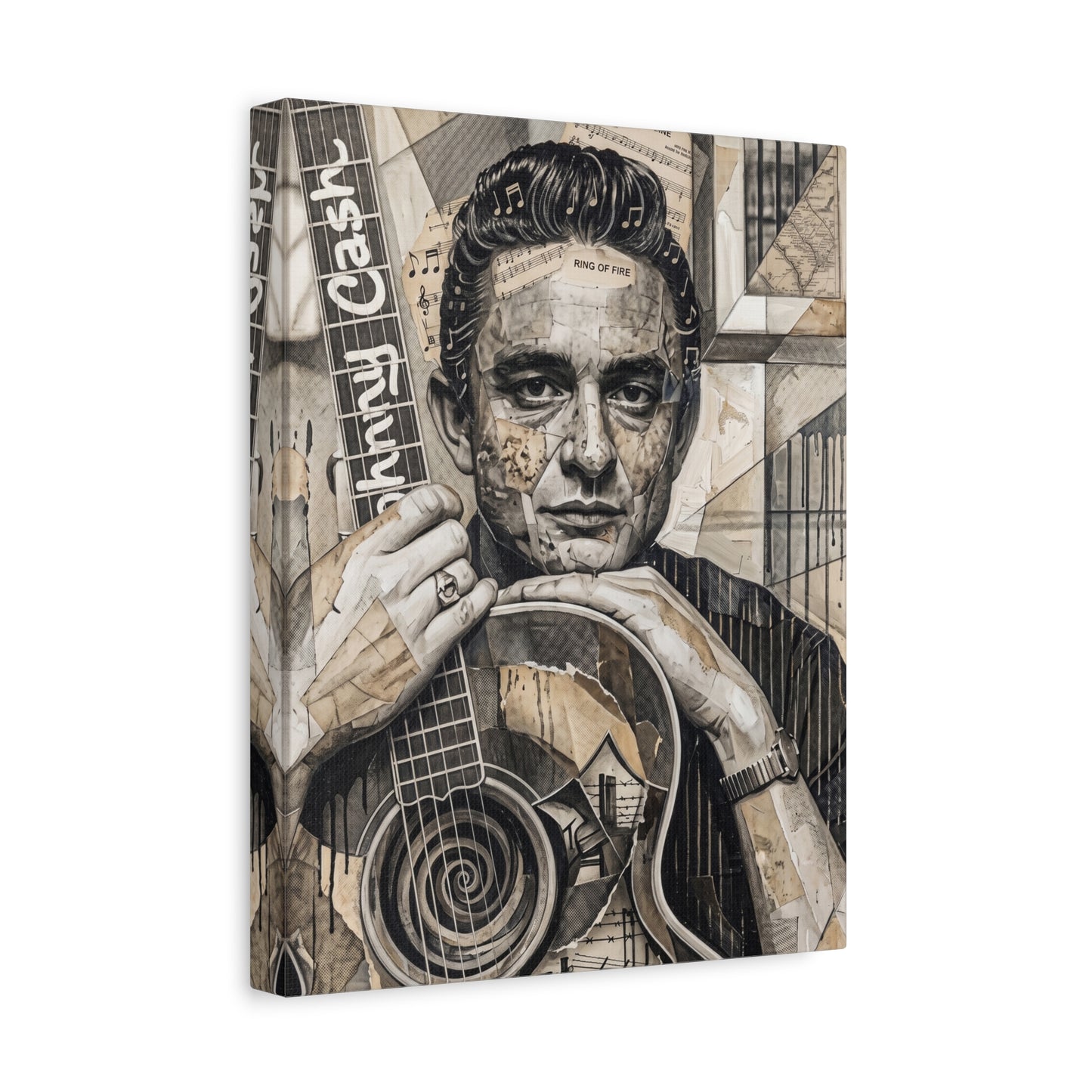 Jerry Portrait Matte Canvas Wall Art, Stretched 1.25"