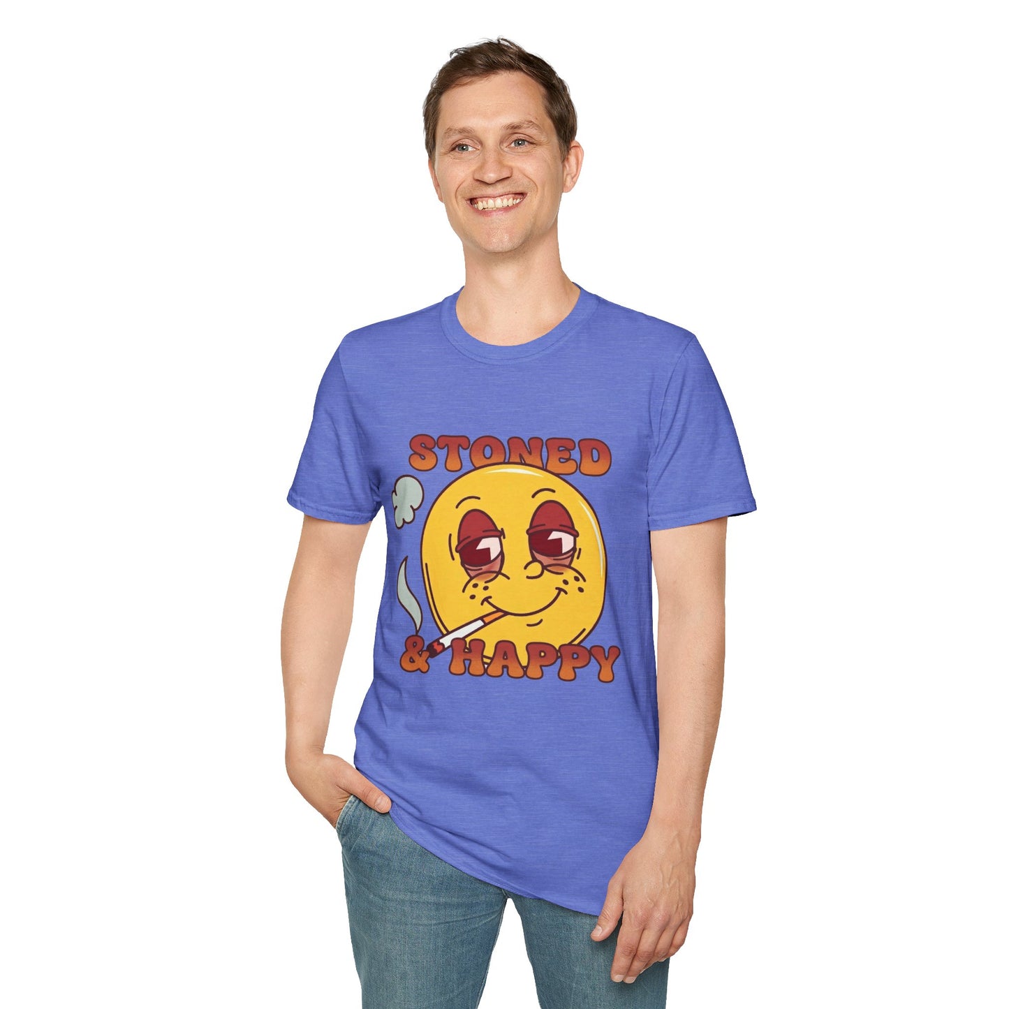 Stoned & Happy Smiley T-Shirt