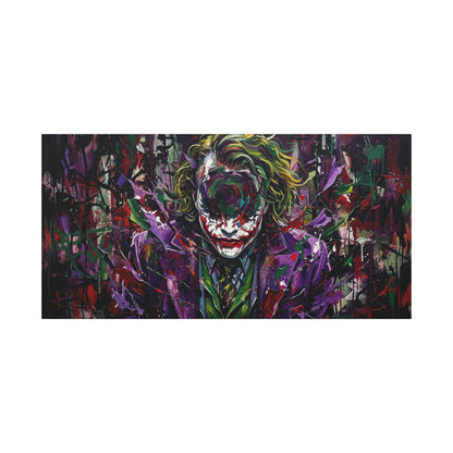 Joker Mental Health Abstract Portrait Canvas
