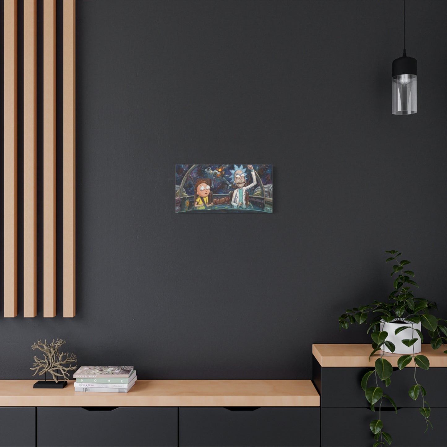 Ricks World 1 Abstract Canvas Wall Art — Matte Stretched 1.25"