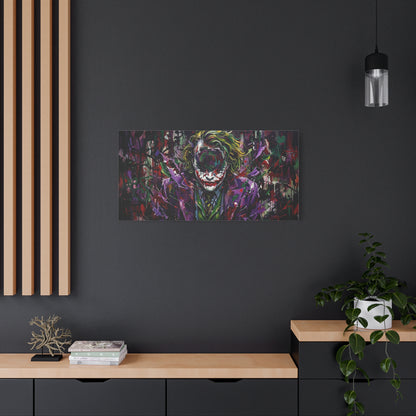 Joker Mental Health Abstract Portrait Canvas