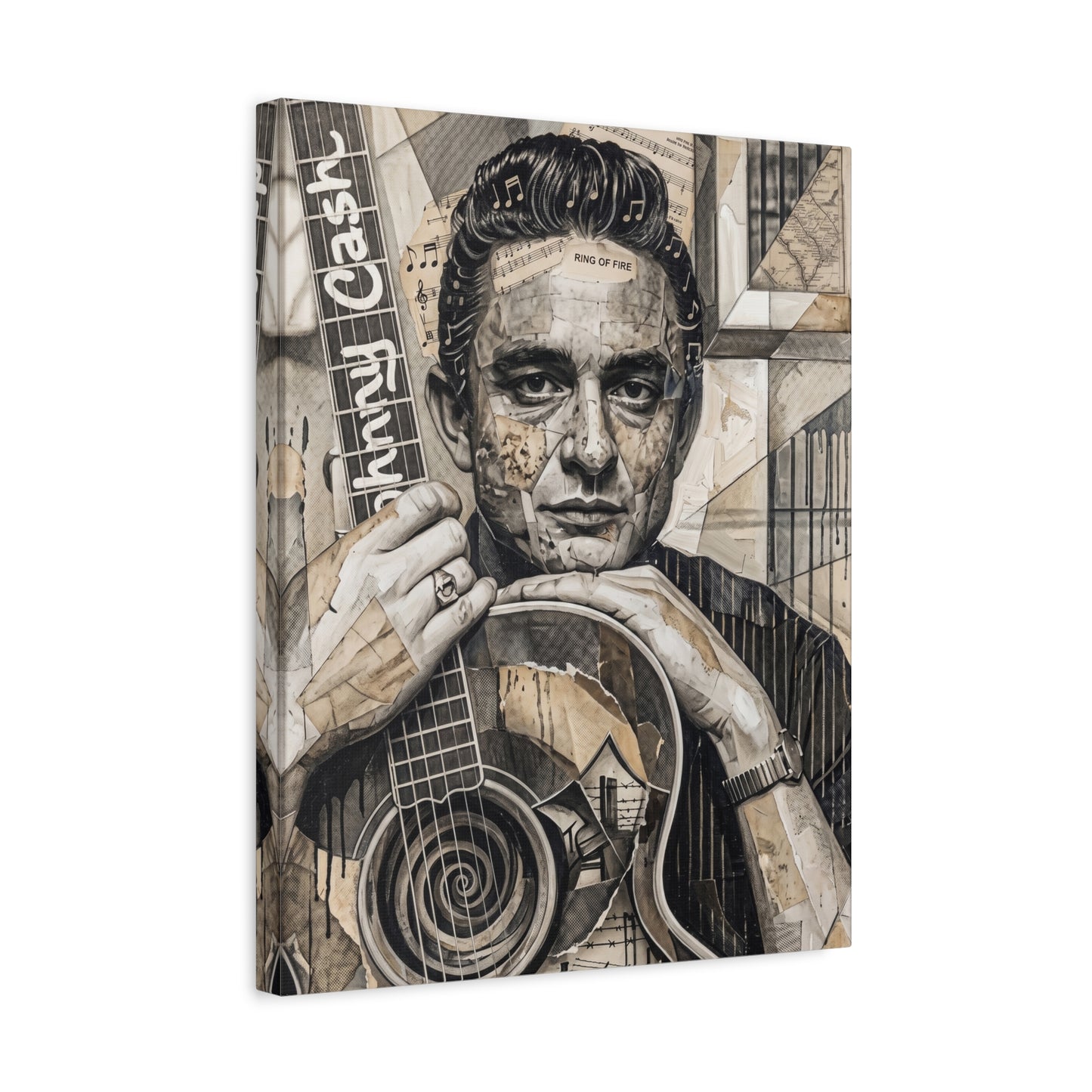 Jerry Portrait Matte Canvas Wall Art, Stretched 1.25"