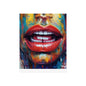 Colorful Pop Art Lip Poster Fine Art Print