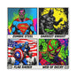 Superhero Pop Canvas Wall Art Print
