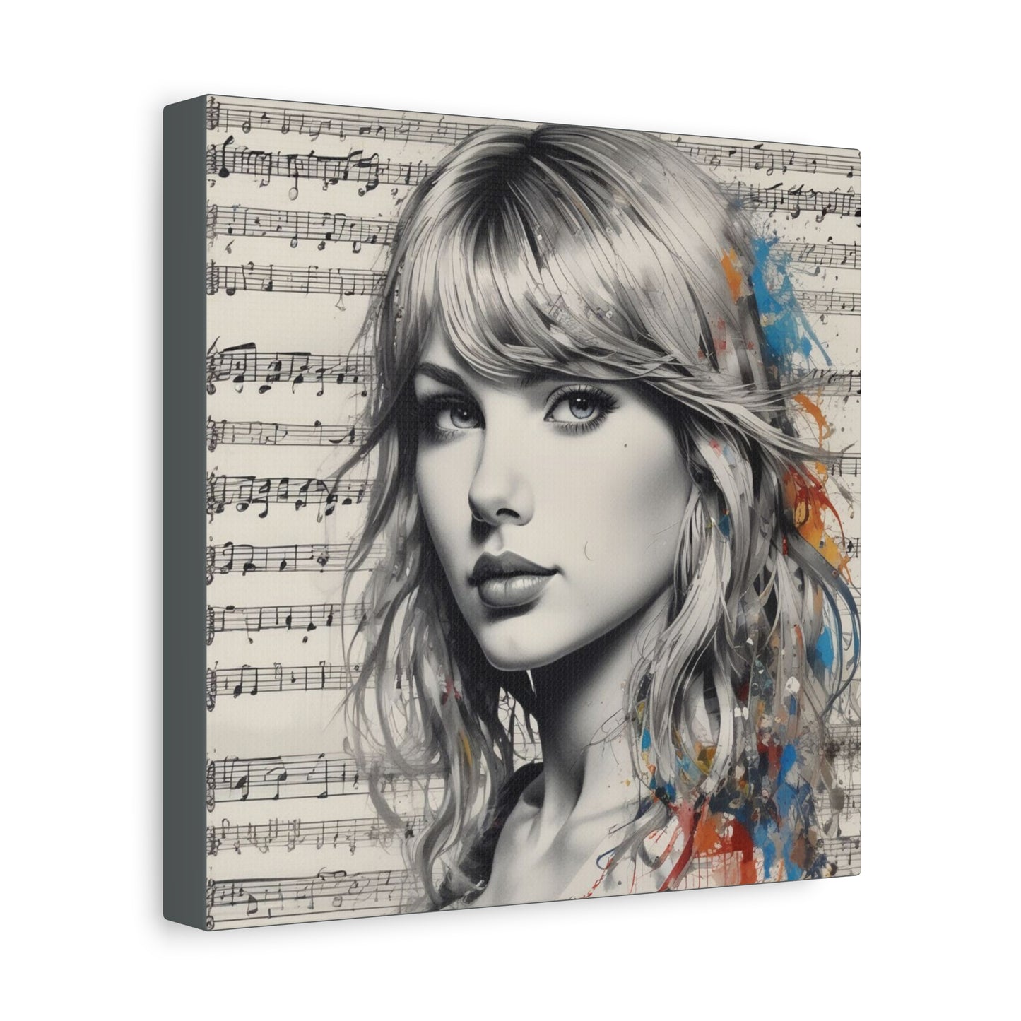 Swift Inspired - Portrait Music Canvas