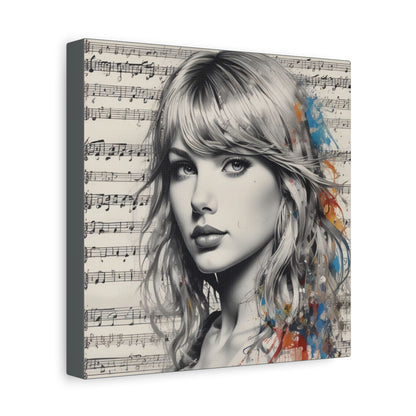 Swift Inspired - Portrait Music Canvas